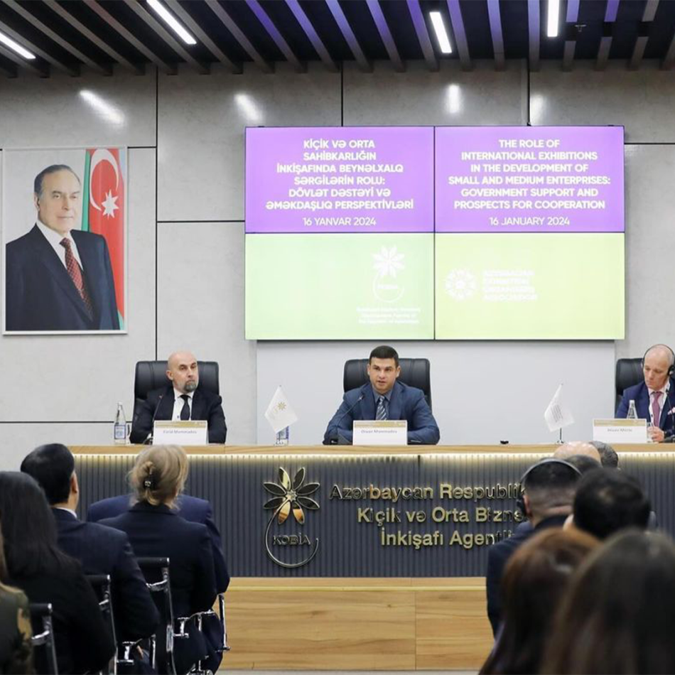 Bakıda ASTA və KOBİA dəstəyi ilə Beynəlxalq Sərgi və Konfrans Təşkilatçılarının İllik Toplantısı başlayıb