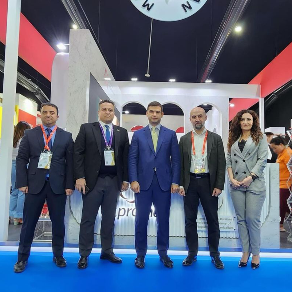 19 fevral tarixində Kiçik və Orta Biznesin İnkişafı Agentliyinin sədri və Azərbaycan Sərgi Təşkilatçıları Assosiasiyasının sədri Dubay şəhərində keçirilən “Gulfood 2024” - 29-cu Beynəlxalq Qida, İçkilər və HoReCa Sənayesi Sərgisində olublar